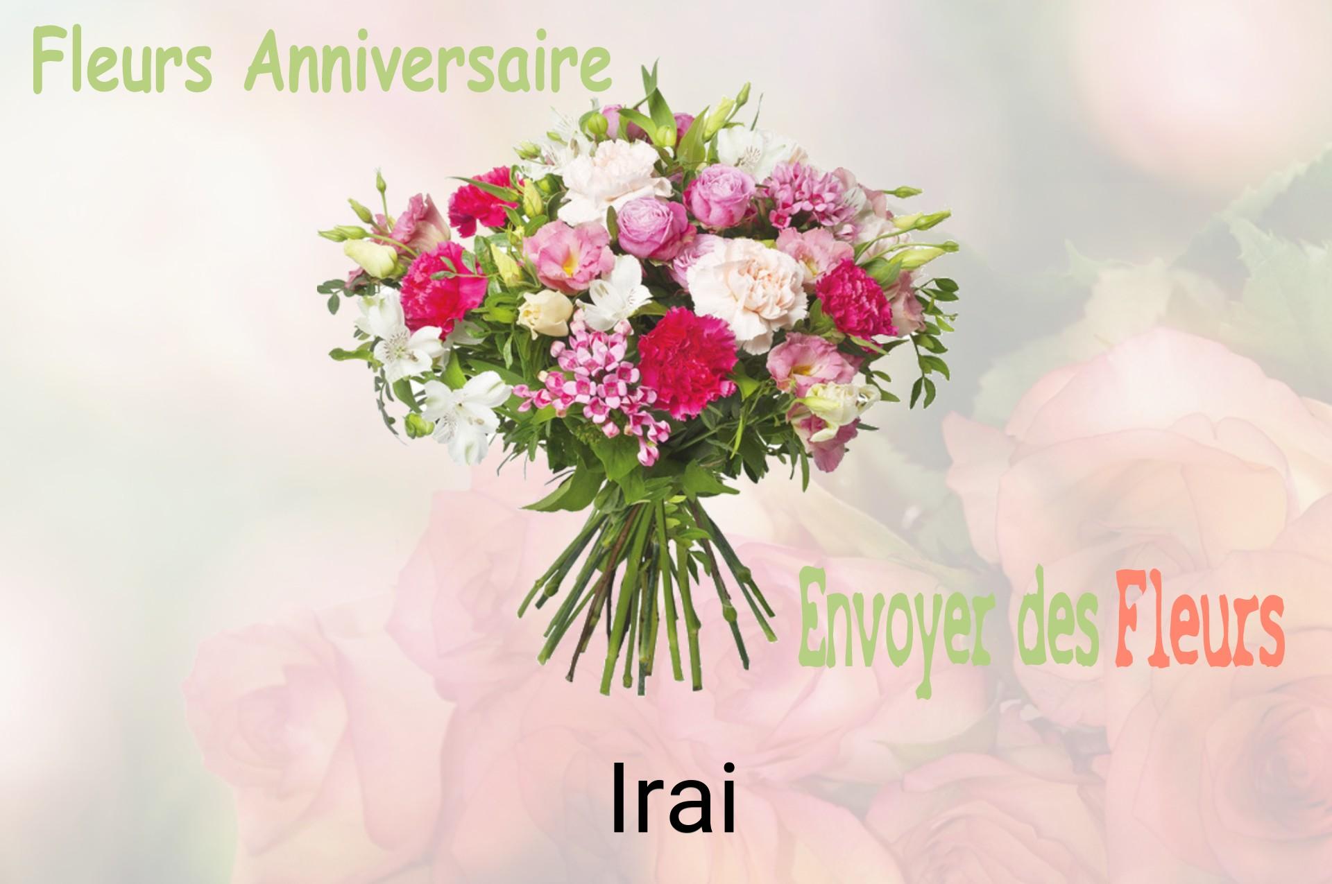 Bouquet de fleurs d’anniversaire livré à Irai