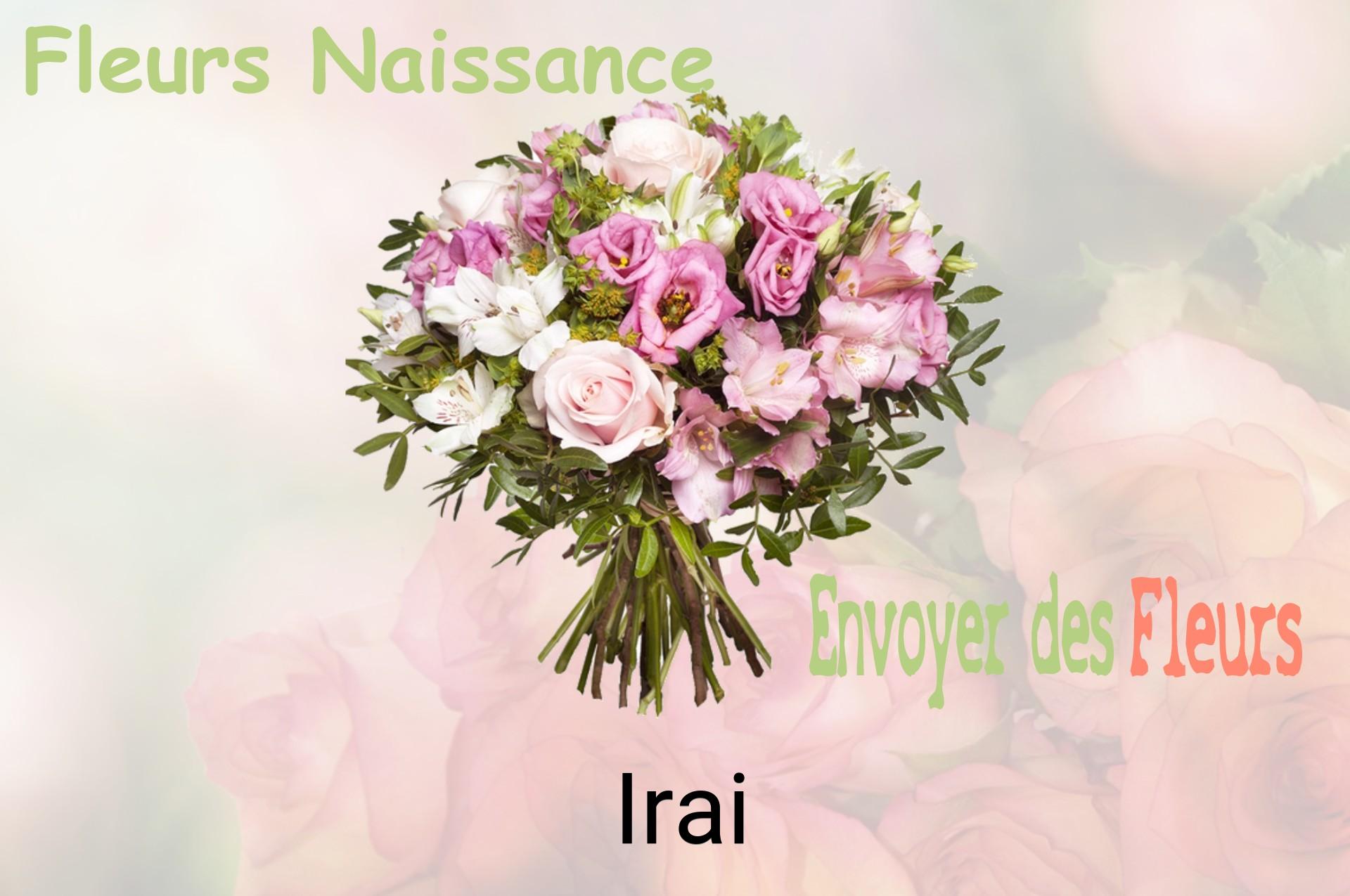 Bouquet de fleurs de naissance livré à Irai